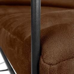 Fauteuil Voda II Marron Chocolat - Confort Luxueux et Design Élégant -Pas Cher Fauteuils Magasin sessel voda ii antiklederlook schokoladenbraun 5044664