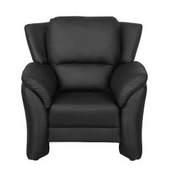 Modoform Fauteuil Windom Imitation Cuir Noir - Confort moderne et élégance pour votre intérieur -Pas Cher Fauteuils Magasin sessel windom kunstleder schwarz 4088012