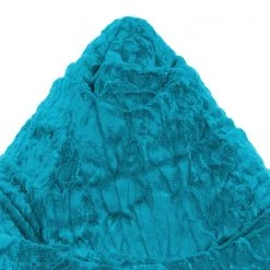 SITTING POINT Pouf poire Fluffy XL - Turquoise | Confort et Style pour votre intérieur -Pas Cher Fauteuils Magasin sitzsack fluffy xl webpluesch tuerkis 5062792
