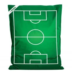 Pouf géant Little BigBag Soccer en Tissu Vert - Confort et Style par SITTING POINT