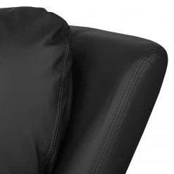 Modoform Fauteuil Windom Imitation Cuir Noir - Confort moderne et élégance pour votre intérieur -Pas Cher Fauteuils Magasin sofa windom 3 sitzer kunstleder schwarz 4087956