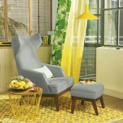 Tom Tailor Fauteuil à oreilles Cozy - Tissu résistant - Granit - Confort exceptionnel -Pas Cher Fauteuils Magasin tom tailor 14 12 2016 teil 1 4430556