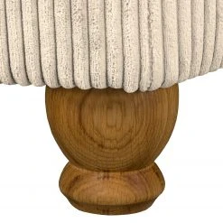 Maison Belfort Fauteuil XXL Colares - Crème | Fauteuil 1 Place Haut de Gamme | Design Confortable et Élégant -Pas Cher Fauteuils Magasin xxl sessel colares cord creme 4519000