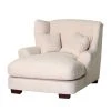 Fauteuil XXL Heaven en Microfibre Crème - Confort Extra Large - Maison Belfort -Pas Cher Fauteuils Magasin xxl sessel heaven stoff creme 1409696